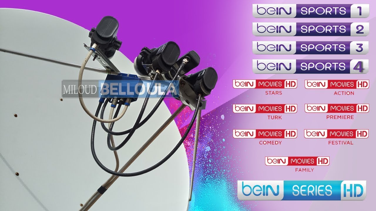 شرح مبسط على طبق ثابت لإستقبال+ Eutelsat 7+Eutelsat 9+ HotBird+Astra19