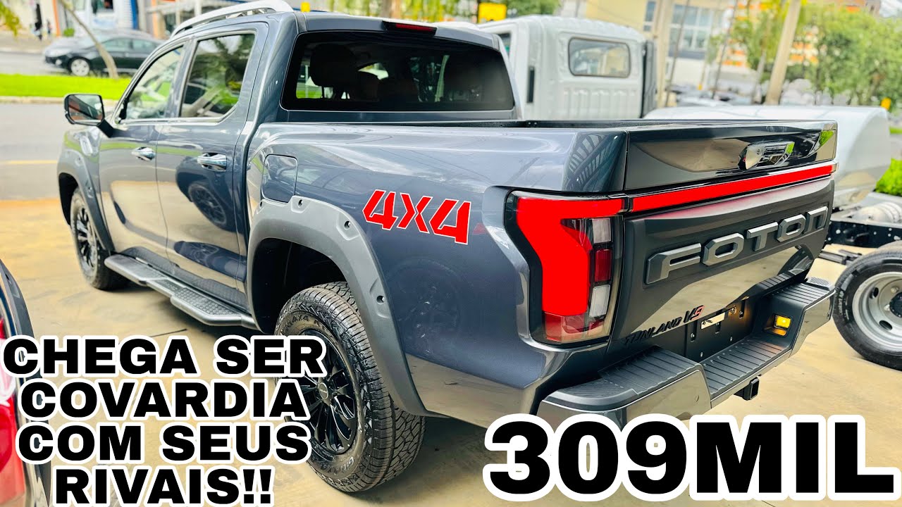 NOVÍSSIMA FOTON TUNLAND V9 2.0 DIESEL HÍBRIDO 2026 | CONCORRÊNCIA QUE SE PREPARE!!