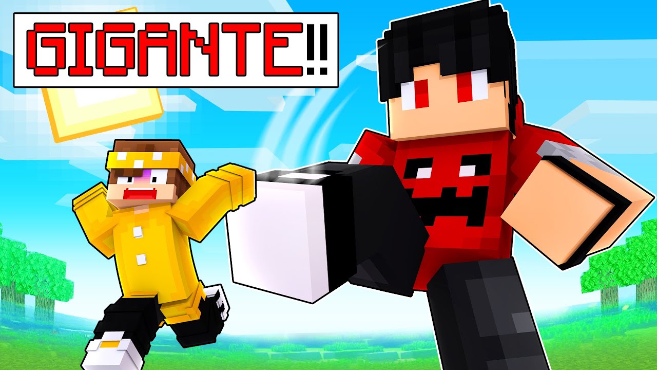P3DRU ficou SUPER GIGANTE no Minecraft