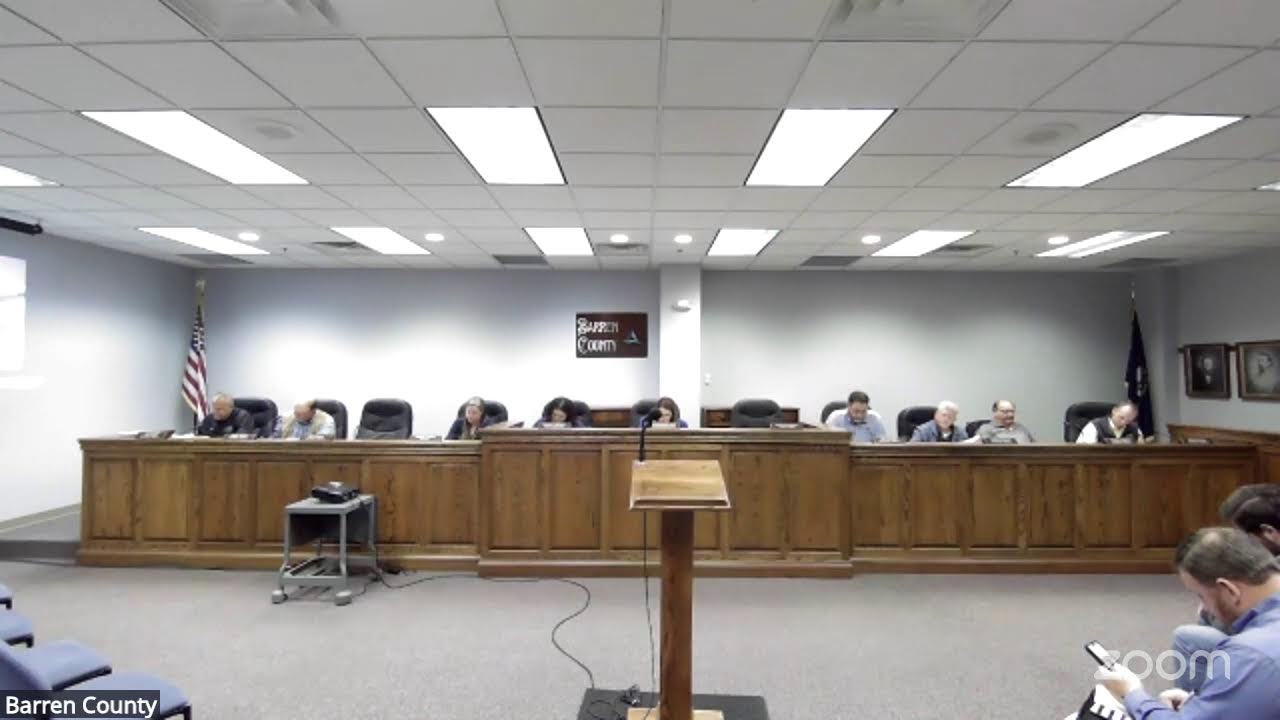 Barren Co. Fiscal Court Zoom - May 6, 2025