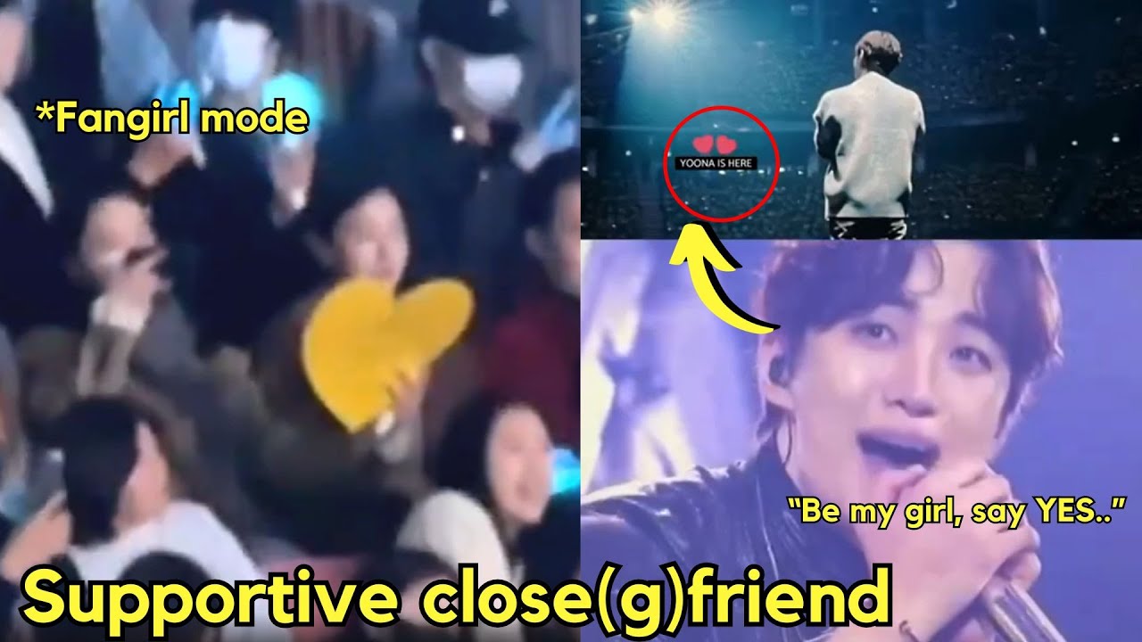 Look how much effort Yoona put in attending Junho's concert😭like we’re private but not secret tho😌