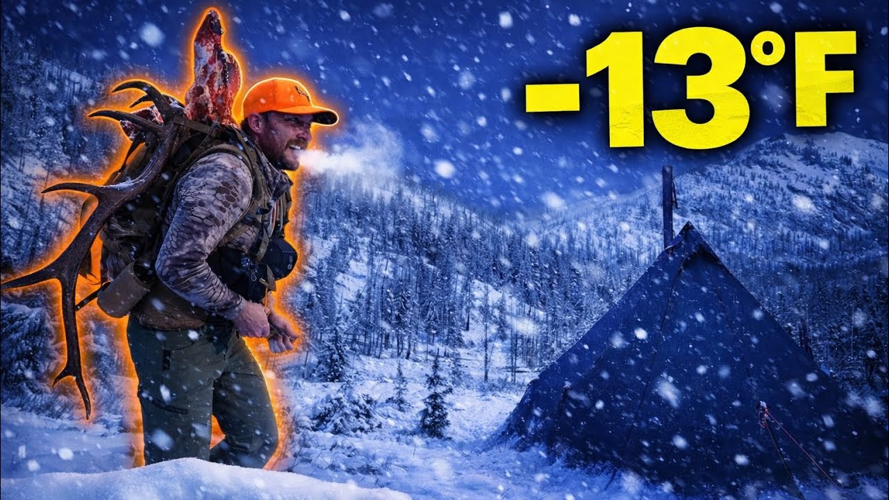 Я охотился на лося при температуре 0&deg;! (Так холодно)