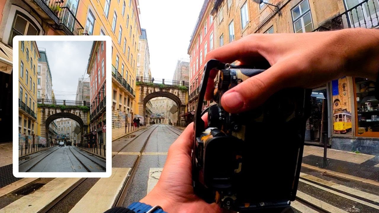 Fazendo fotografia de rua em Lisboa 🇵🇹 | POV Street Photography