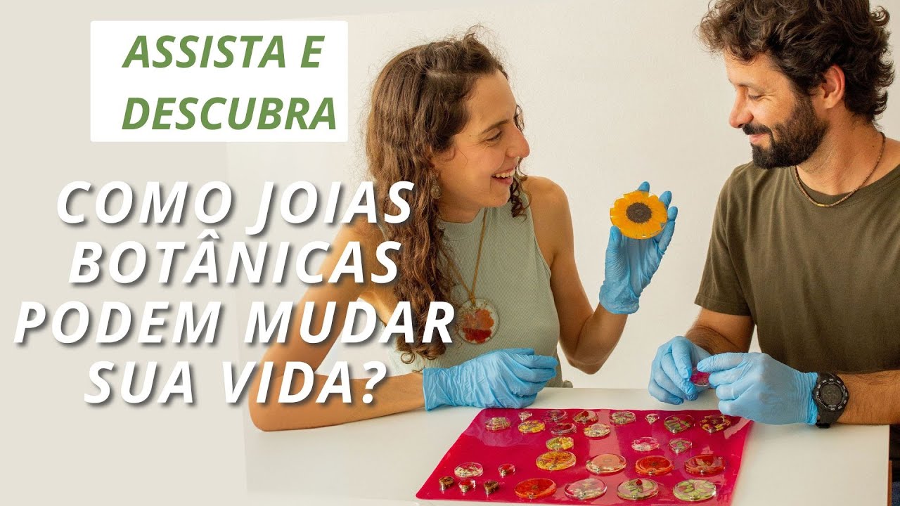 Curso de joias botânicas em resina para iniciantes: Crie joias com plantas e transforme sua vida!