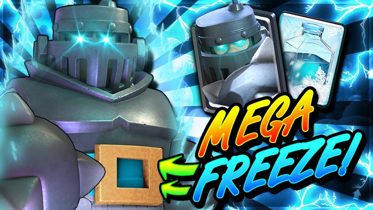 NEW MEGA FREEZE DECK DESTROYS LADDER!! MEGA KNIGHT COMBO OP!!