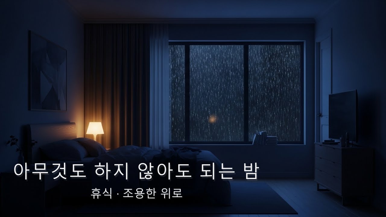 아무것도 하지 않아도 되는 밤 | 휴식 | 1시간