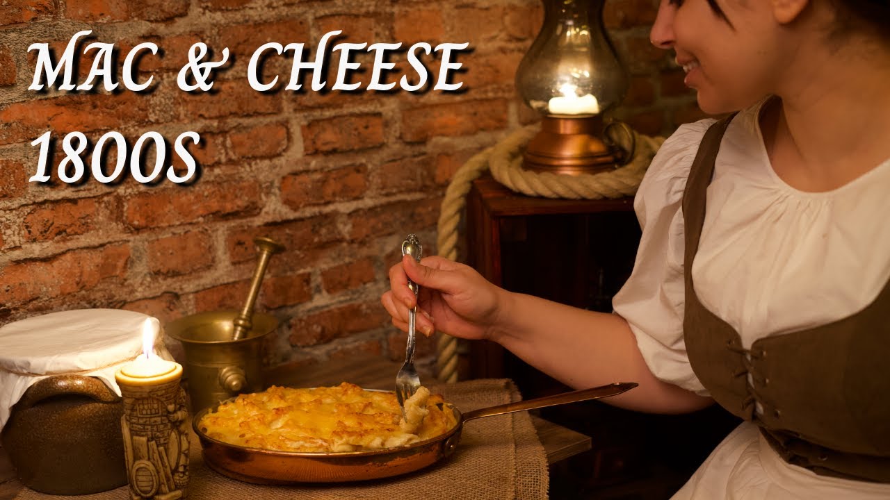 A Historical Mac & Cheese recipe from the 19th century | Cinematic Cooking ASMR | Relaxing
