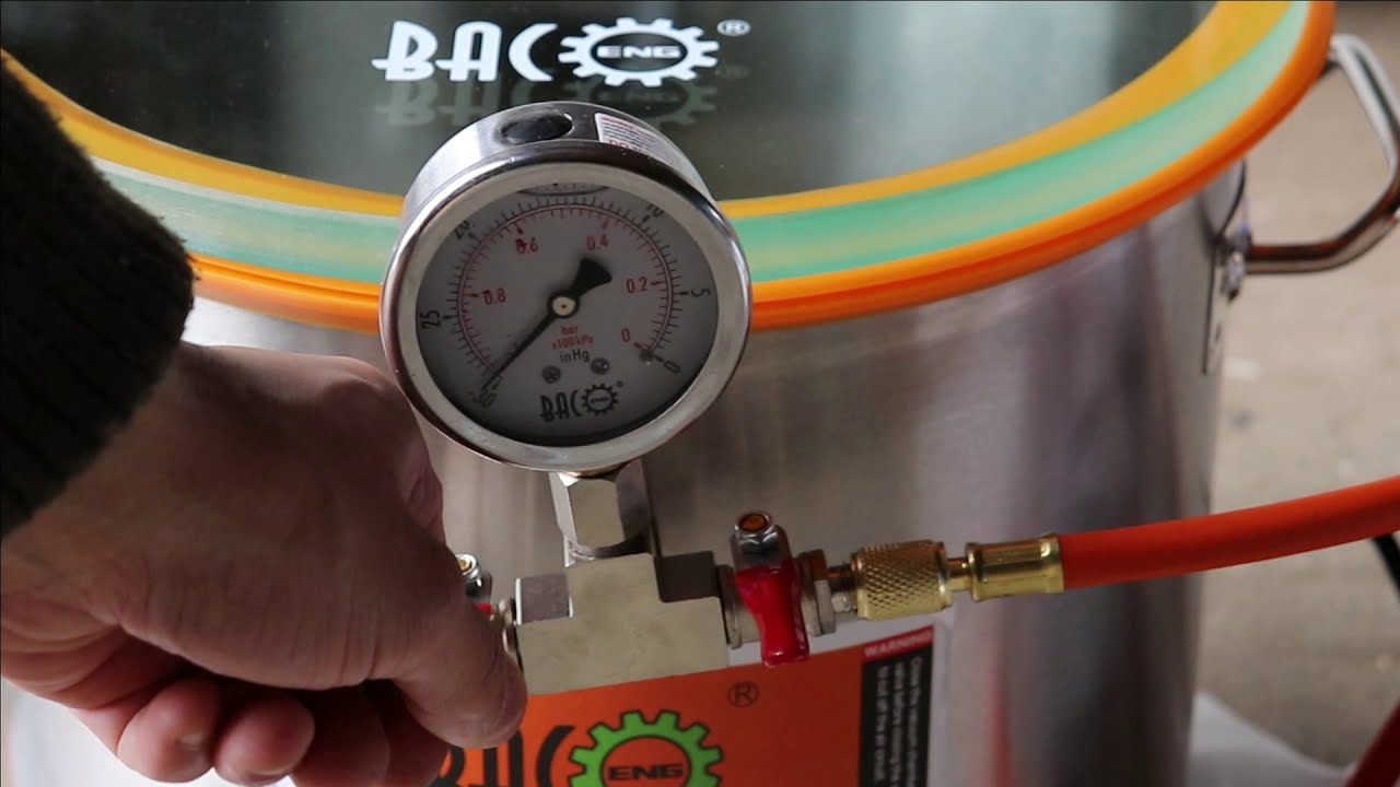 【BACOENG】 amazonで売ってる真空脱泡器買ってみた　Buy a vacuumChamber