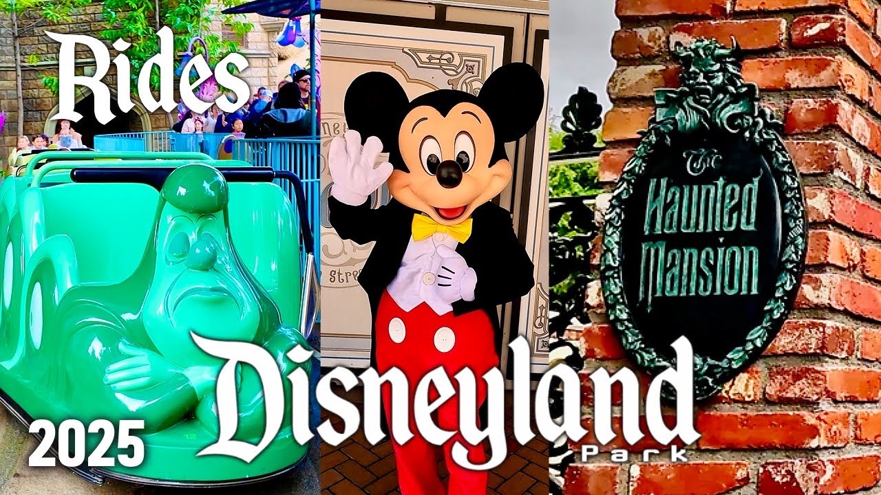 DISNEYLAND Rides 2025 - Tiana’s, Matterhorn, Peter Pan, Indiana Jones, Thunder Mountain and More!