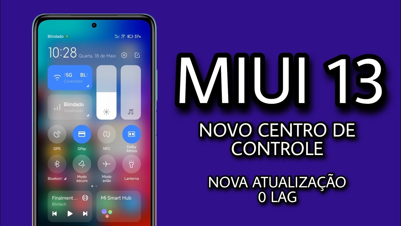 Miui 13 - Novo Centro de Controle 0 LAG - Nova Atualização - Instale Agora!