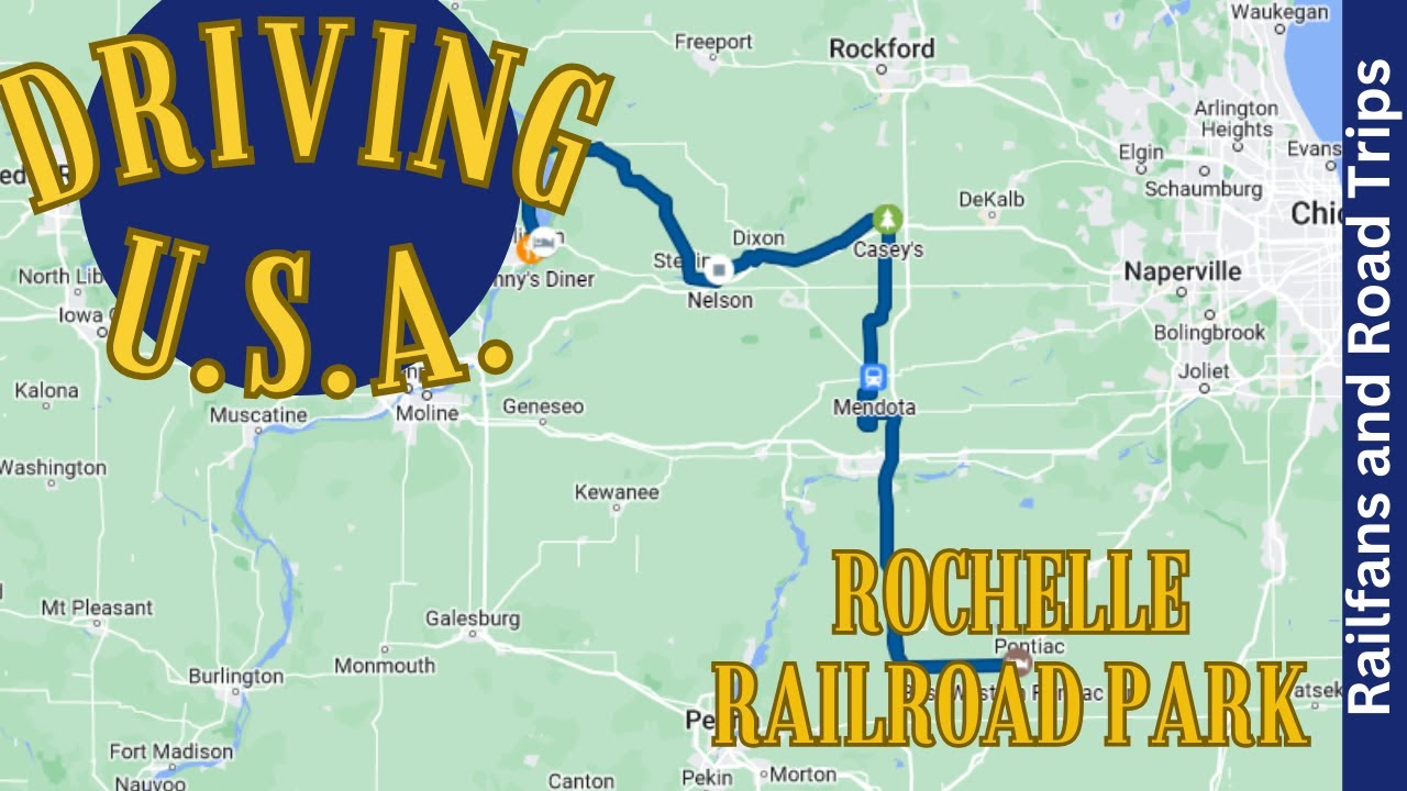 Driving 230 Miles Across Illinois in Search of Trains (Rochelle Rail Park & More!)