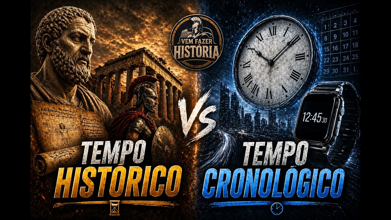 CONHEÇA as diferenças entre TEMPO HISTÓRICO E CRONOLÓGICO