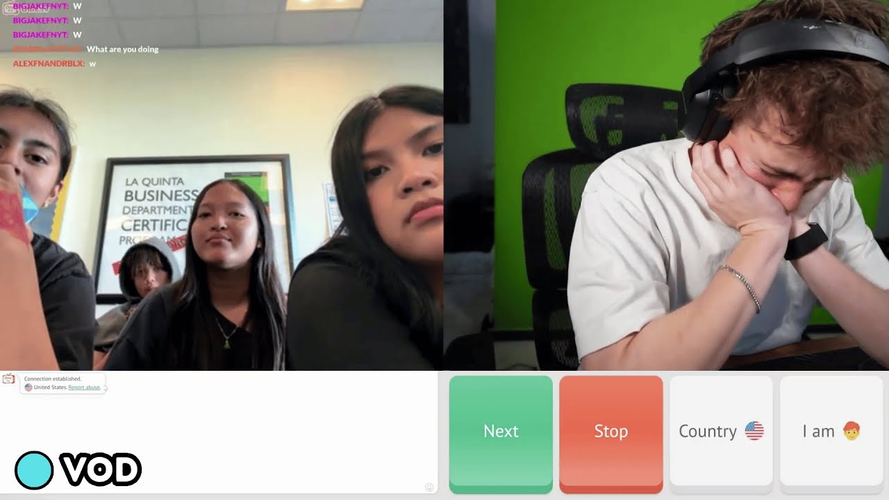 Cruz goes on OMEGLE With A Voice Changer 💀 (VOD)