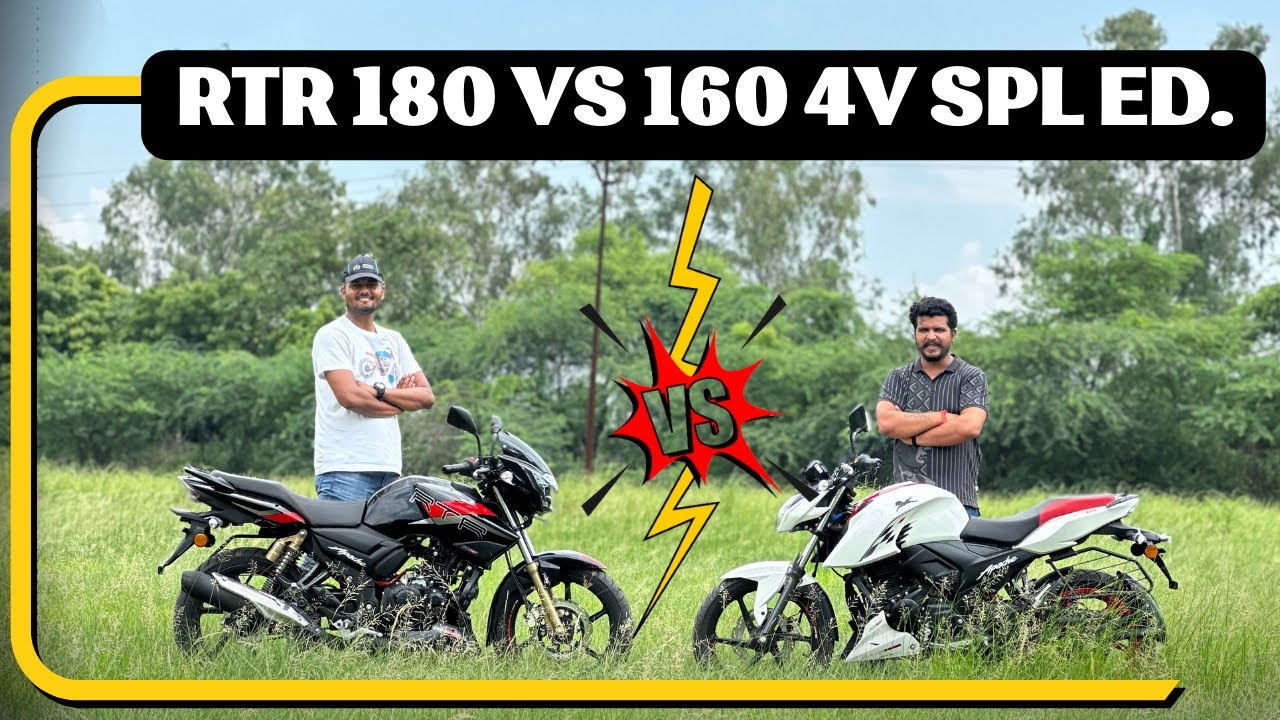 TVS Apache RTR 180 VS Apache 160 4v Special | Depth Comparison