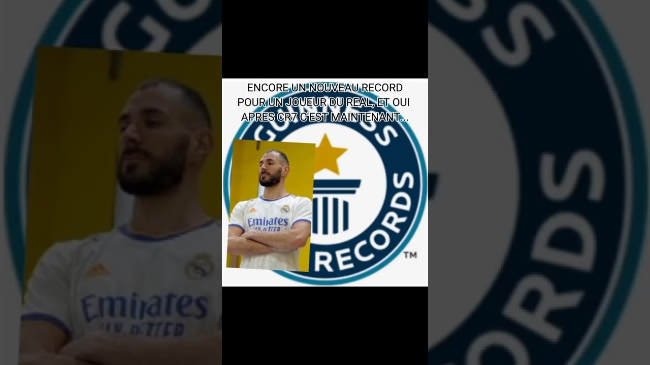 RECORD POUR KARIM BENZEMA #kb9