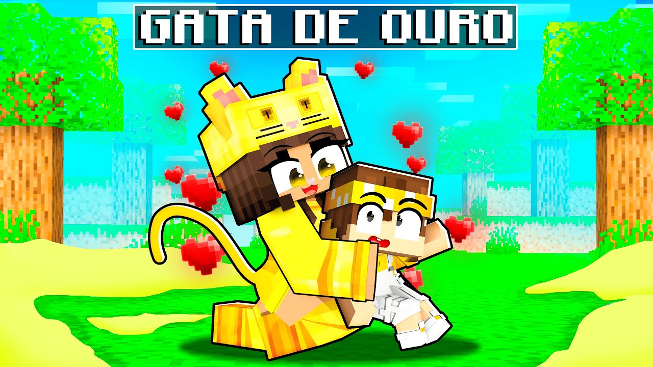 ALEX MONTE tem uma MÃE GATA de OURO no Minecraft