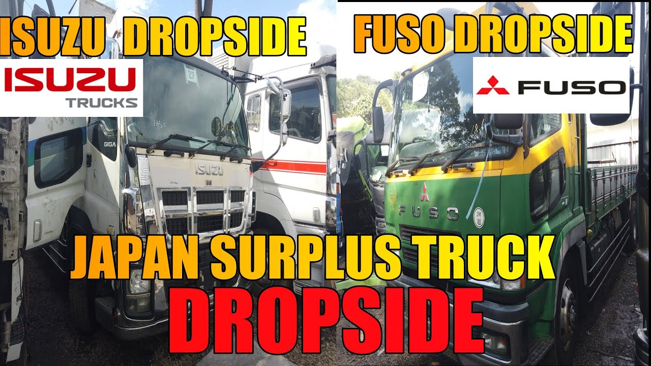 FUSO AT ISUZU DROPSIDE JAPAN SURPLUS TRUCK DITO SA SUBIC PANOORIN NATIN KUNG PASADO MAGANDA BA?