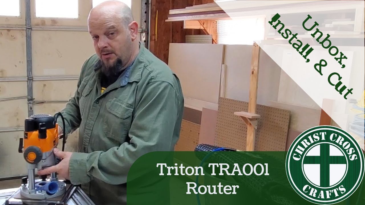 Распаковка и установка фрезера Triton TRA001 на стол