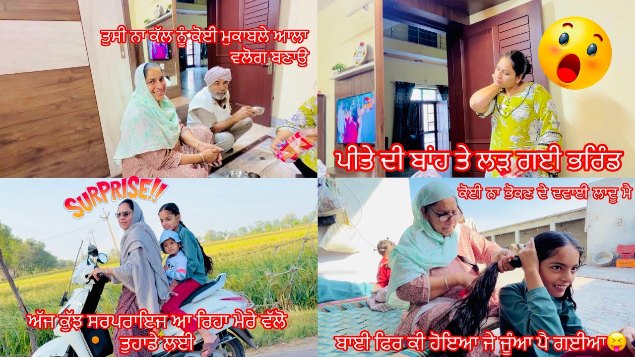 ॥Thankx Veerpal didi g for Surprise🥰🎁॥peete di baah da hoya bura haal bhrind🪲 lad k🙄॥
