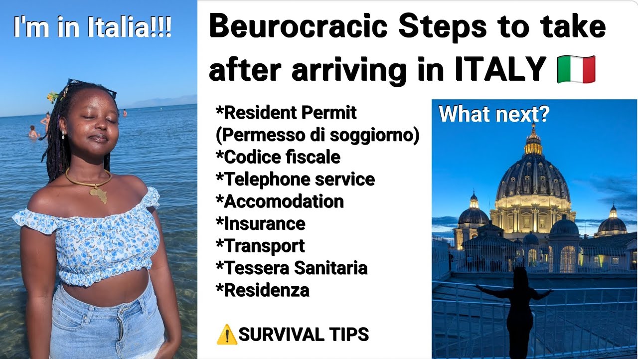 What to do after arriving in Italy-International Students & ALL Immigrants 2025 Paper Work- DETAILED