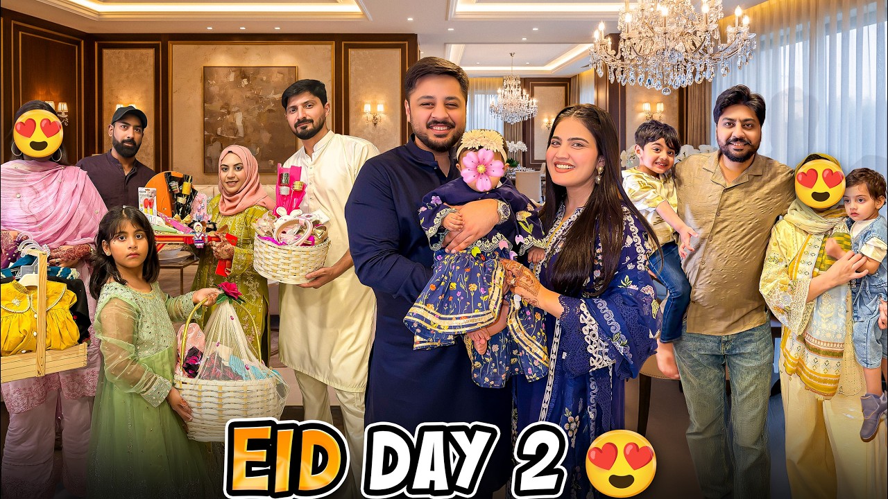 SUSRAL MAI EID KI GRAND DAWAT 😍| Eidi K Lea Larai Hogai 😨| Anaviya Ki Phupho Special Gifts Ly K Ai&hearts;️