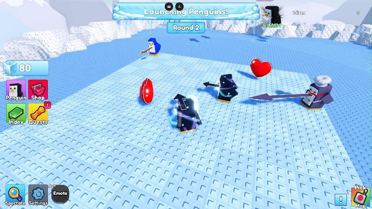 Playing Roblox knockout.