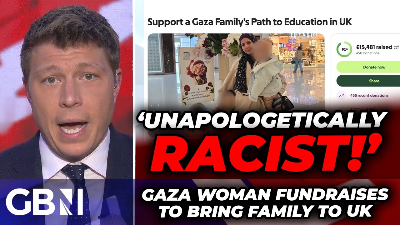 'Unapologetically RACIST!' Anti-Zionist Gaza woman FUNDRAISES to bring WHOLE family to Britain