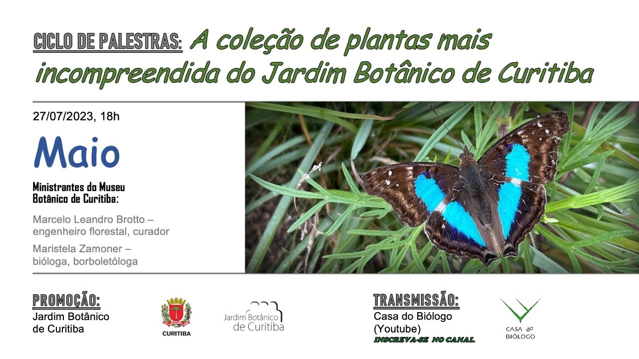 CICLO DE PALESTRAS Campos Nativos - MAIO