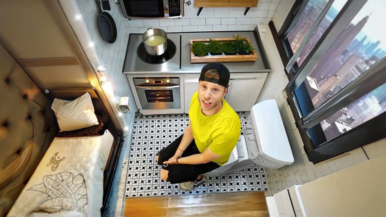 Someone Built an Apartment INSIDE a Bathroom…