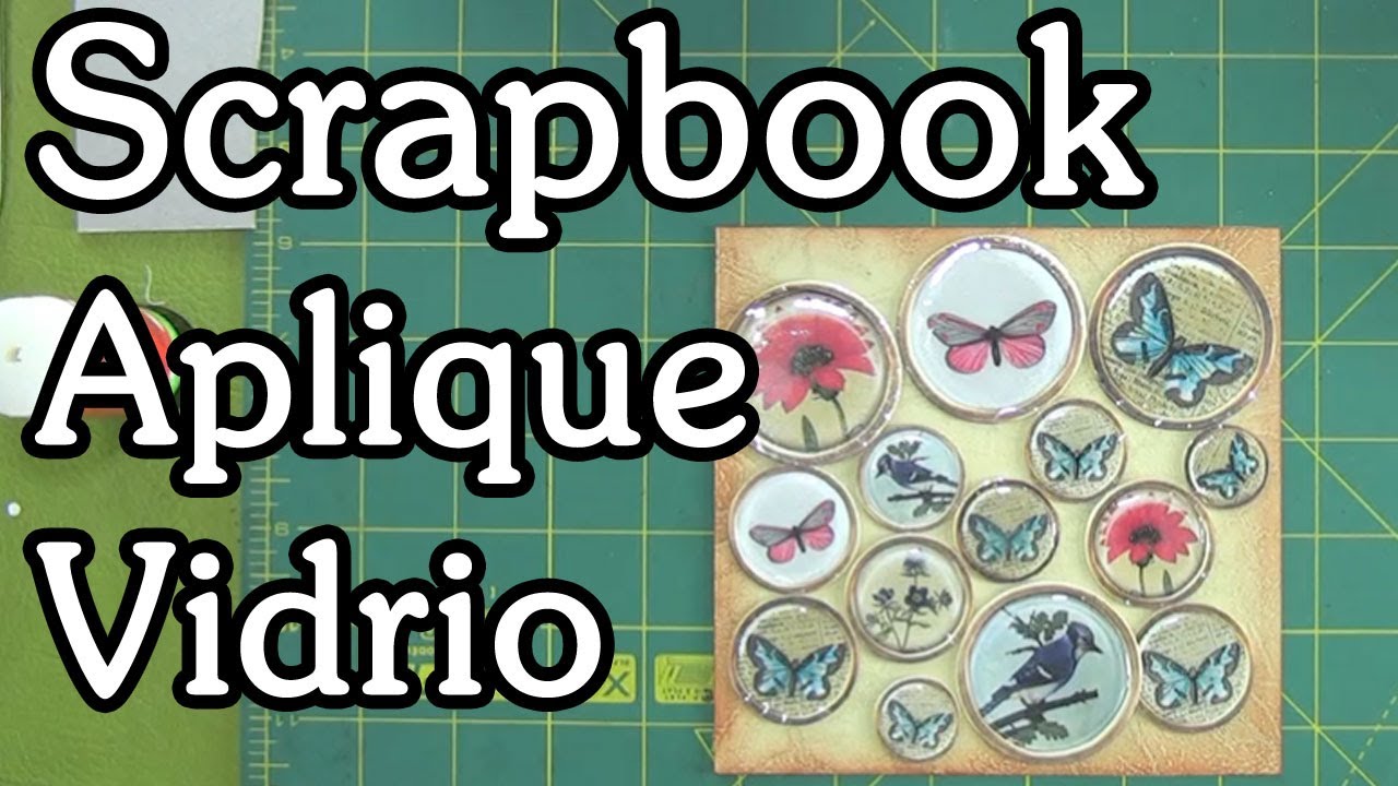 Apliques para Scrapbooking imitación vidrio