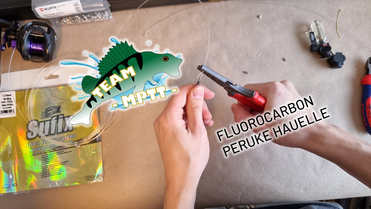 Haukiperuke fluorocarbonista holkilla ja tattisolmulla | Team MPTT