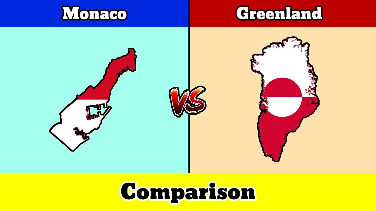 Let's Compare Monaco VS Greenland | Country Comparison | Data Duck