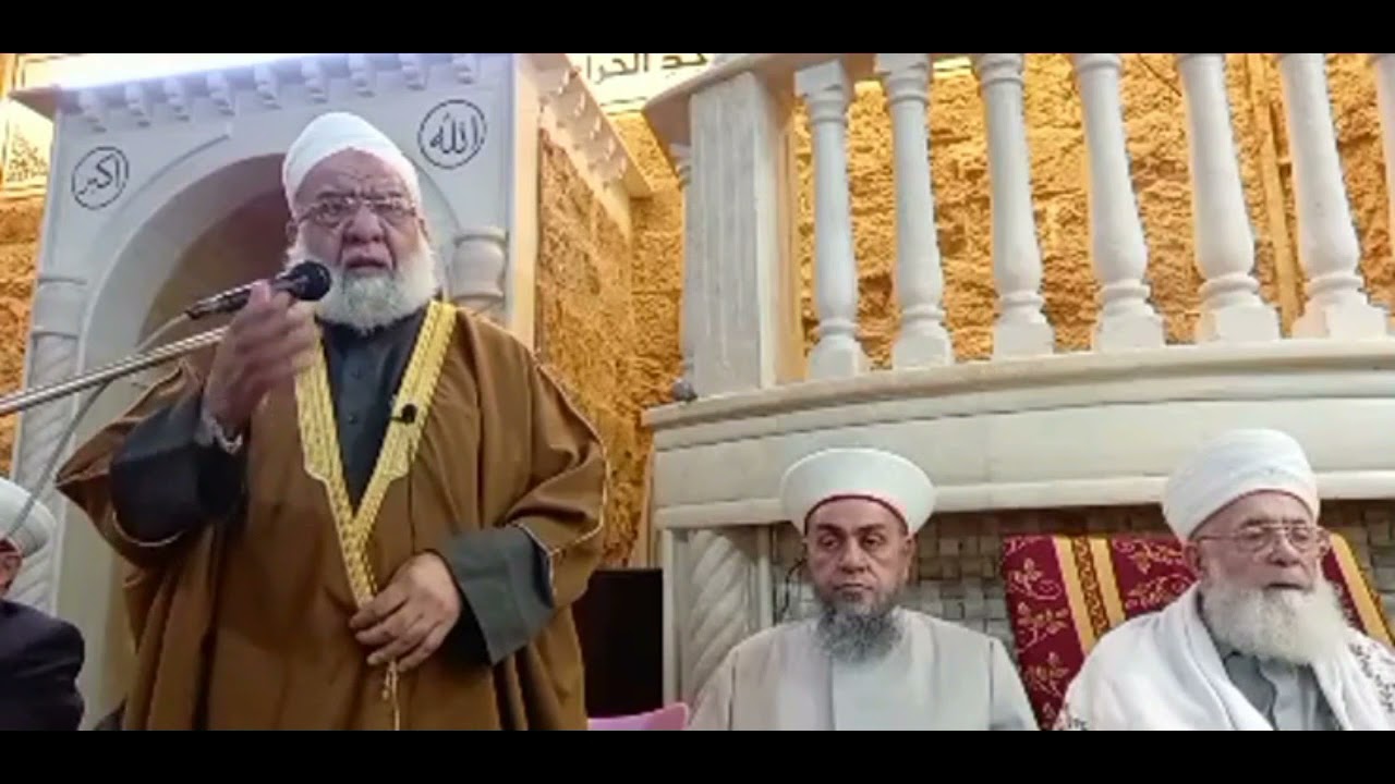 كلمة لفضيلة الشيخ عبد الهادي الخرسة بعنوان (هل يقال مات رسول الله صلى الله عليه وسلم؟)