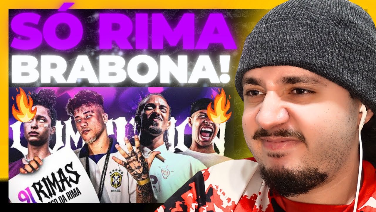 91 RIMAS PERFEITAS nas BATALHAS! 🔮 | REACT BAUEB