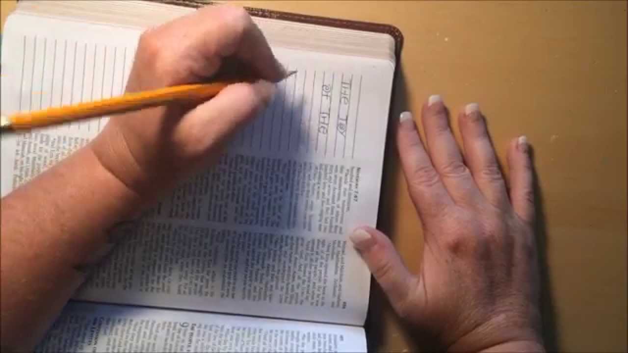 Bible Journaling - Basic Hand Lettering