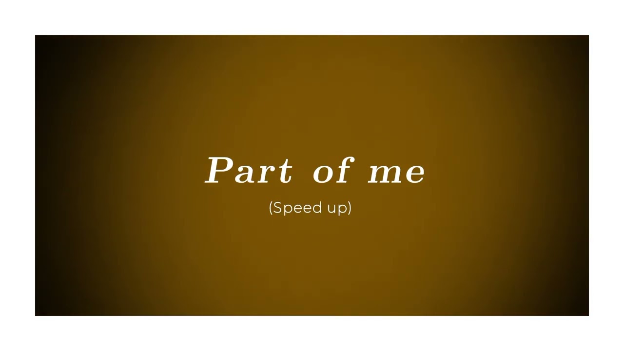 Koinn Boutter - Part of me (Speed up) (Audio)