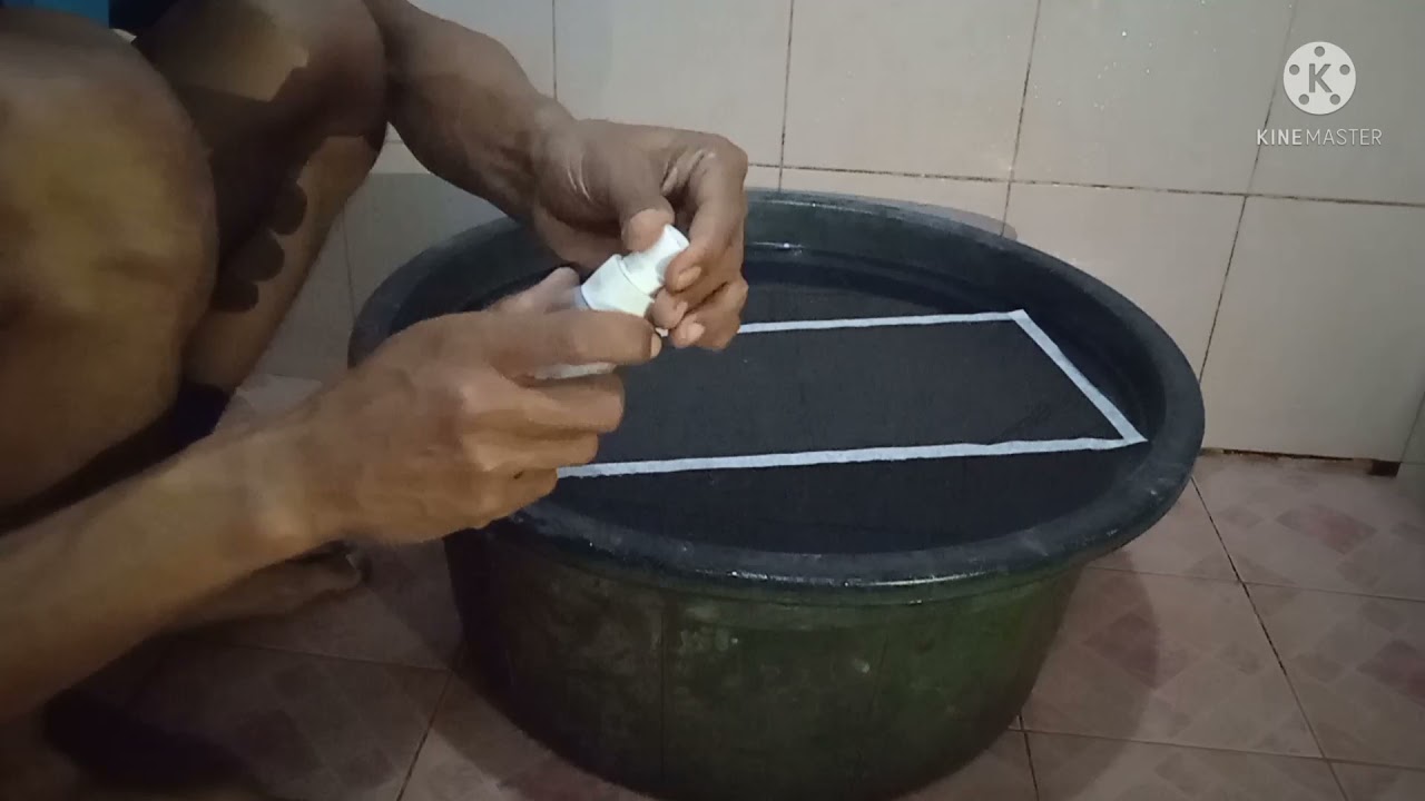 Cara mudah karbon celup menggunakan spray bekas handsanitiser | Tutorial karbon celup