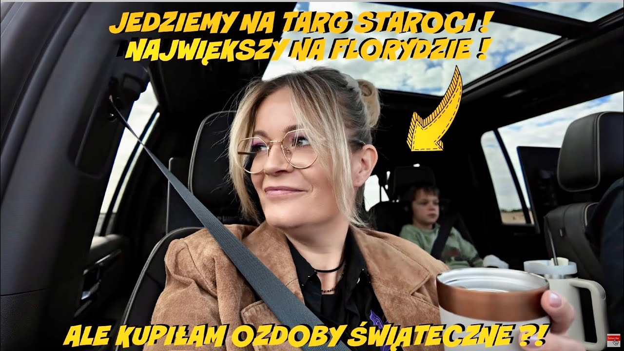 JEDZIEMY NA TARG STAROCI! NAJWIĘKSZY NA FLORYDZIE! ALE KUPIŁAM OZDOBY ŚWIĄTECZNE?!