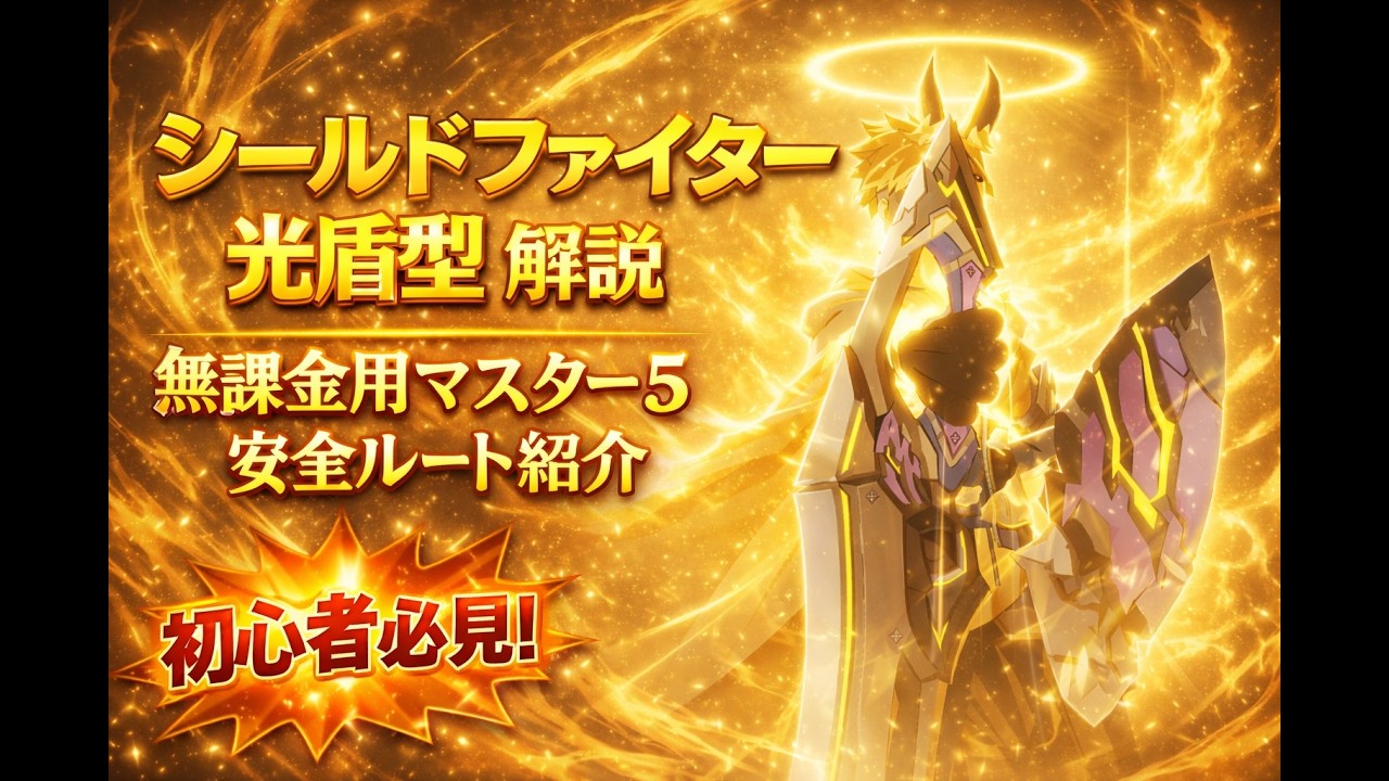 【スタレゾ】タンク 光盾型解説＆マスター5無課金ルート紹介【シールドファイター】