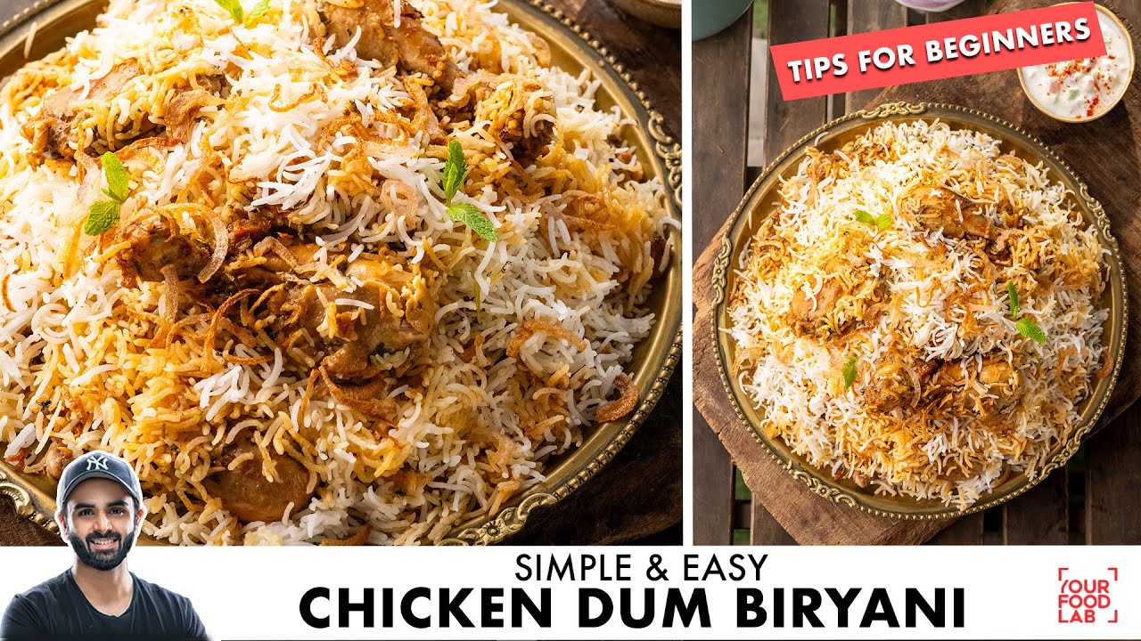 Easy Chicken Dum Biryani for Beginners | Simple Recipe with Tips | चिकन दम बिरयानी | Sanjyot Keer