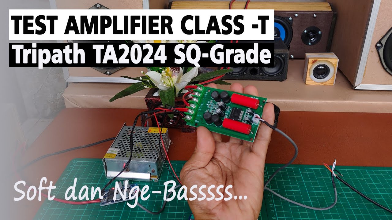 TEST HIFI Stereo Digital Amplifier Class-T Tripath TA2024 SQ-Grade