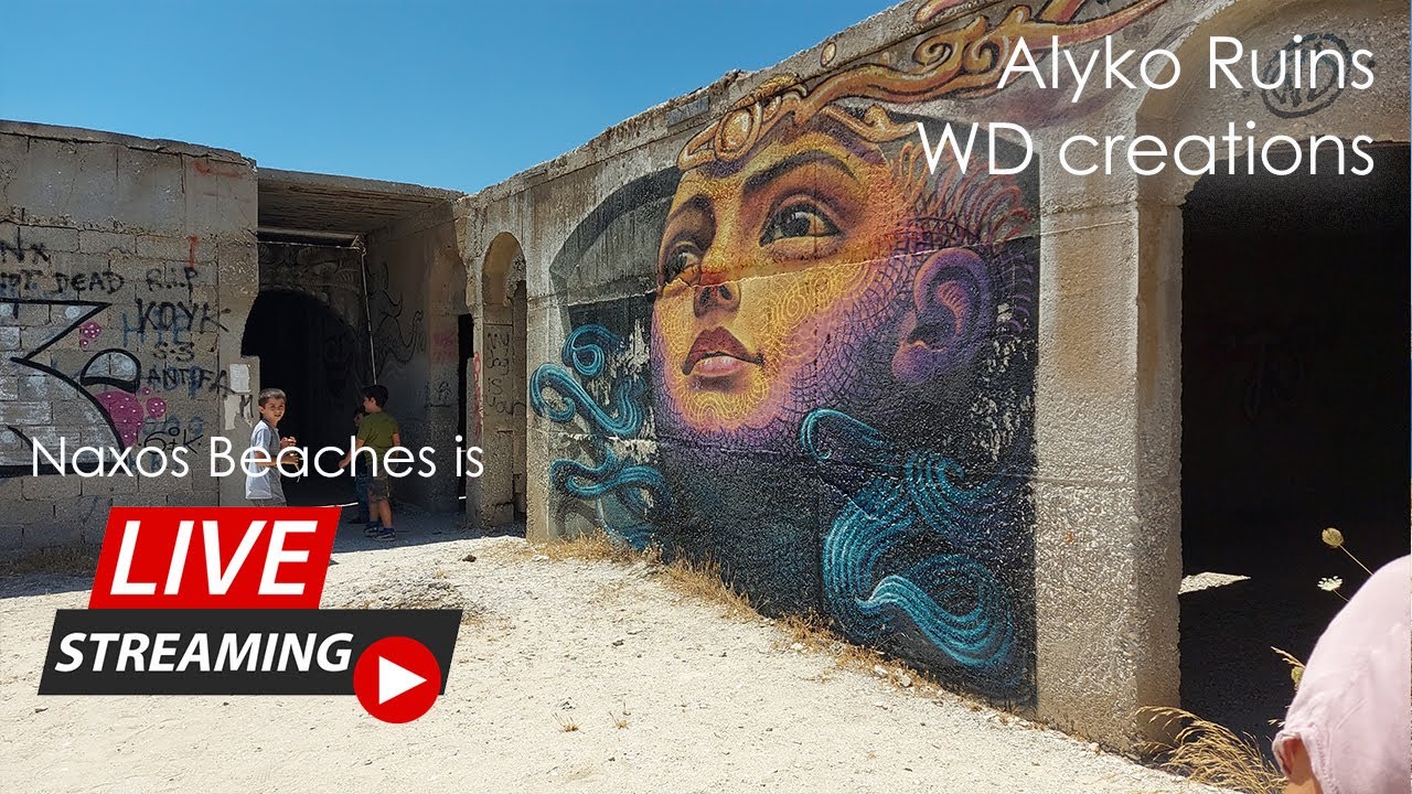 Alyko Ruins Naxos - WD Street Art - The Deserted Hotel that Turned into an Open Air Art Gallery!
