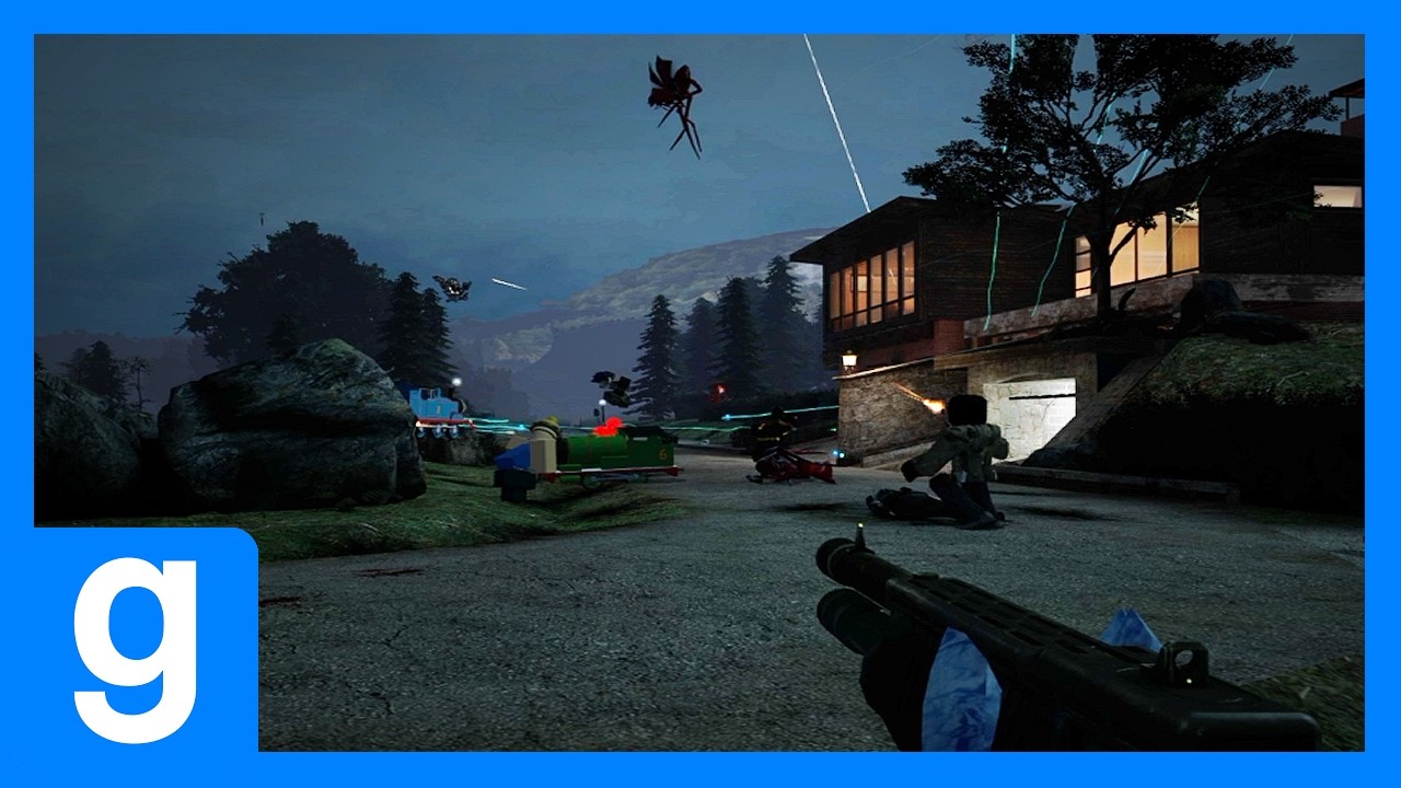 Garry's Mod: Forsaken and Thomas the Tank Engine Go Nuts!