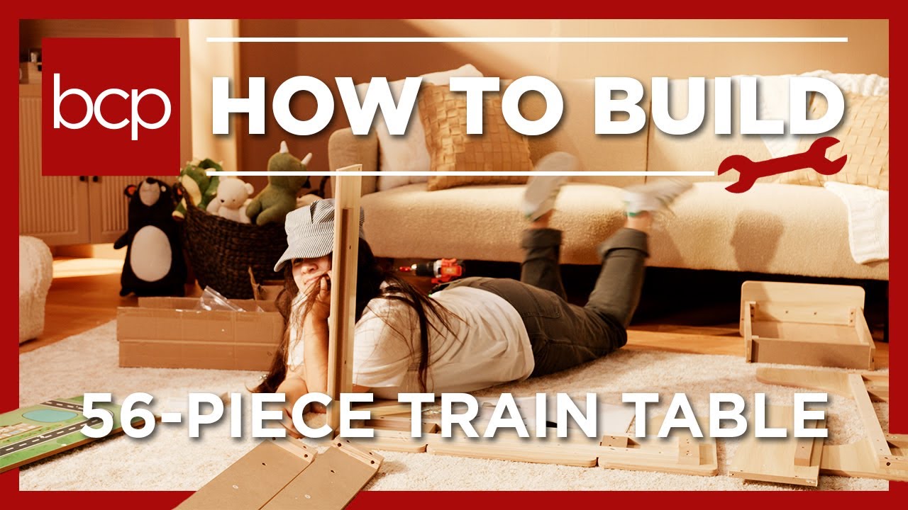 Набор для сборки поезда BCP (56 деталей) | Увлекательное руководство по сборке 🚂✨