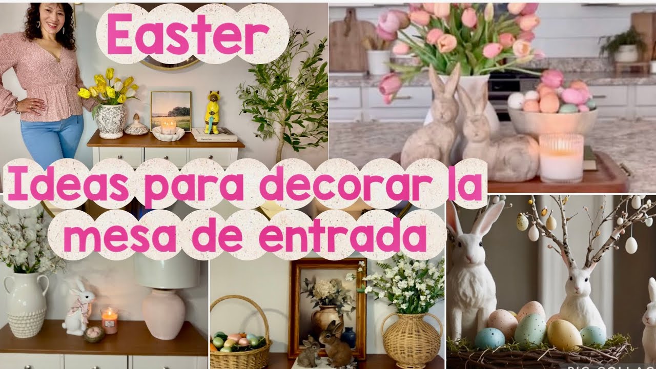IDEAS PARA DECORAR LA ENTRADA /-PRIMAVERA🌷EASTER🐇🌷2026