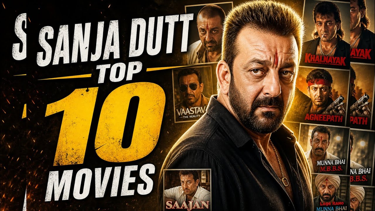 Sanjay Dutt Top 12 Movies Year Wise | Munna Bhai to KGF 2 | Full Film Journey