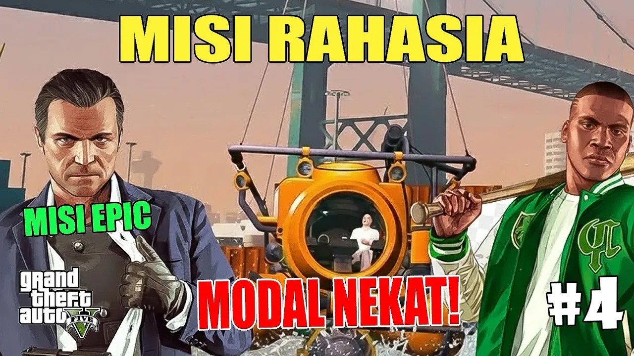 AKU MERAMPOK Kapal Kontainer TERBESAR DI GTA 5! (Auto Kaya) - GTA 5 Indonesia Part 4