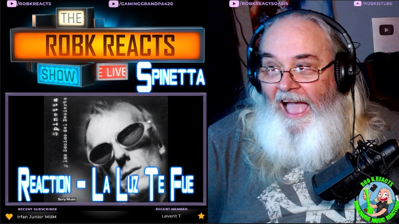 Spinetta Reaction - La Luz Te Fue - First Time Hearing - Requested