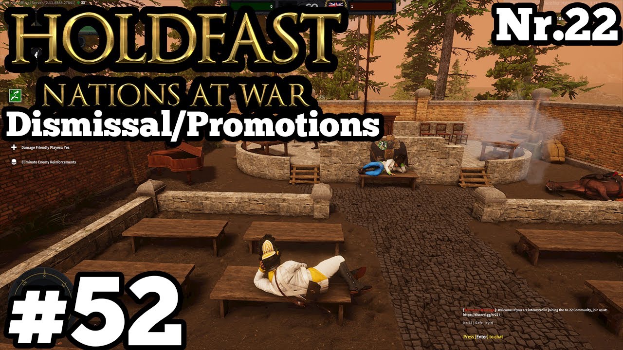 Holdfast Nations at War Dismissal/Promotions #52 "Paint Me Like Your French Girls XD"