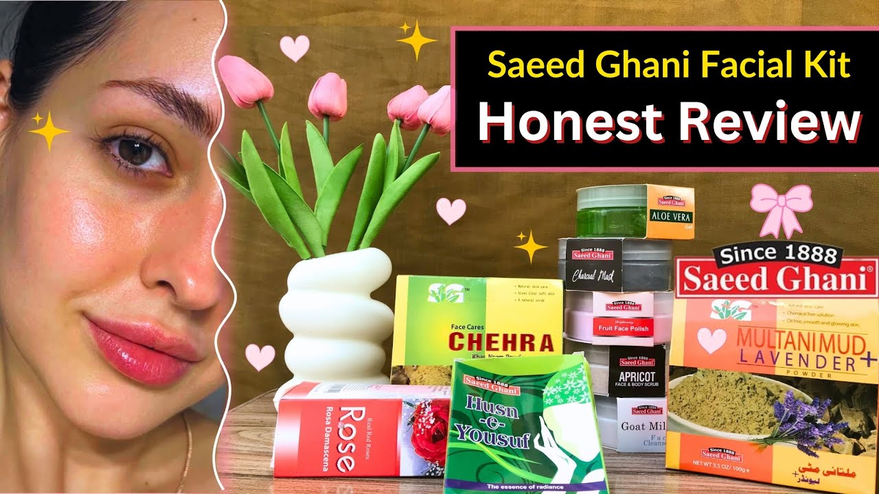 Learn to use Saeed Ghani Facial Kit Step by Step with me :)